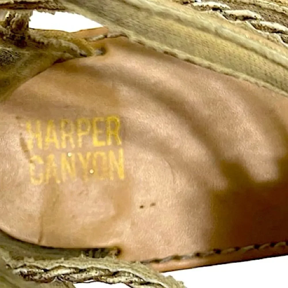 Harper Canyon Tia Gold Strappy Sandals Little Girls 3
